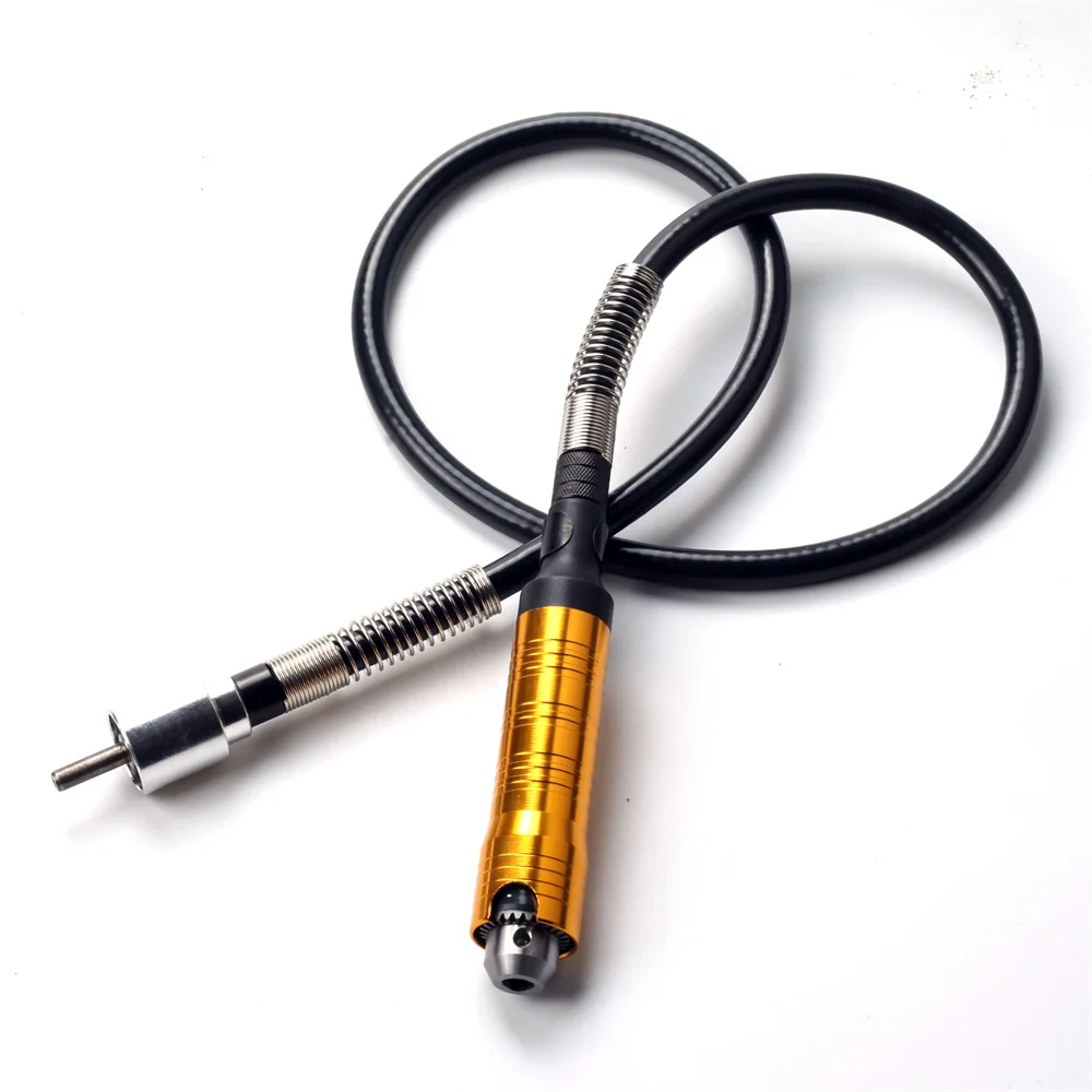 Flexible Shaft Tube Extension with 0.3-6.5mm Drill Chuck for Dremel Die Grinder Hand Drill Electric Rotary Tools