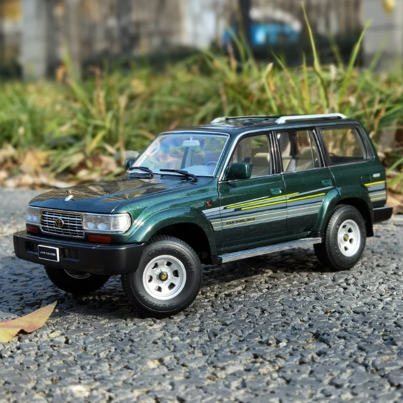 KengFai 1/18 Toyota Landcool Lutzer LC80 off-road vehicle modified alloy car model collection display gift pieces