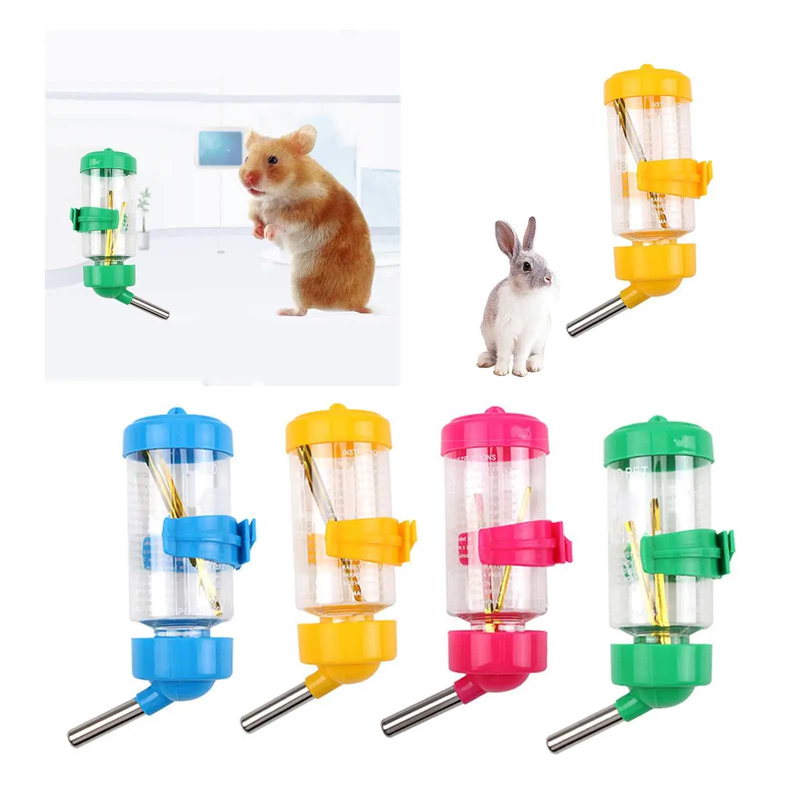 Hamster Cage Drinking Water Bottle Supplies Other Small Animals Pet Automatic Water Feeder for Sugar Gliders Mice Rabbit Birds