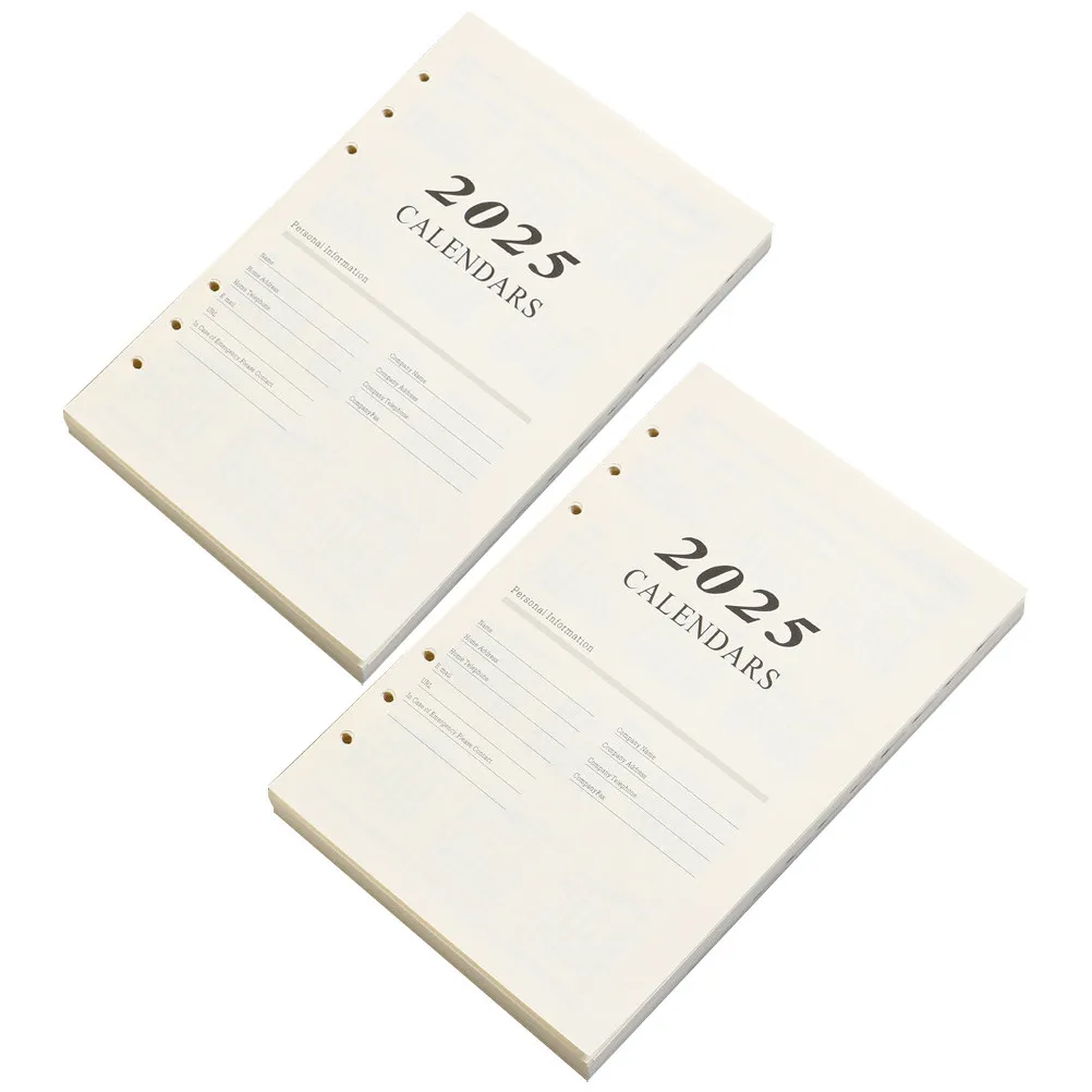 2sets-a5-notebook-replacement-paper-loose-leaf-refill-kit-smooth-writing-surface-for-journaling-planning-bookkeeping-office