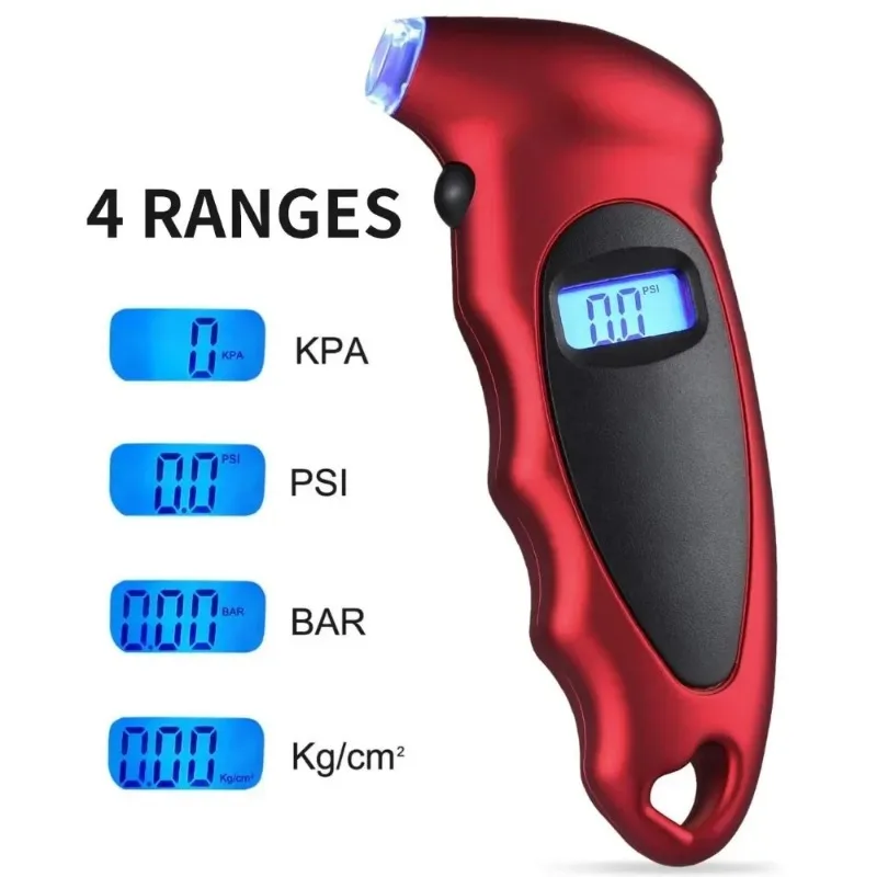 Digital Tire Pressure Gauge High-precision Backlight Tire Pressure Monitoring Car Tyre Air Pressure Gauge Meter LCD Display