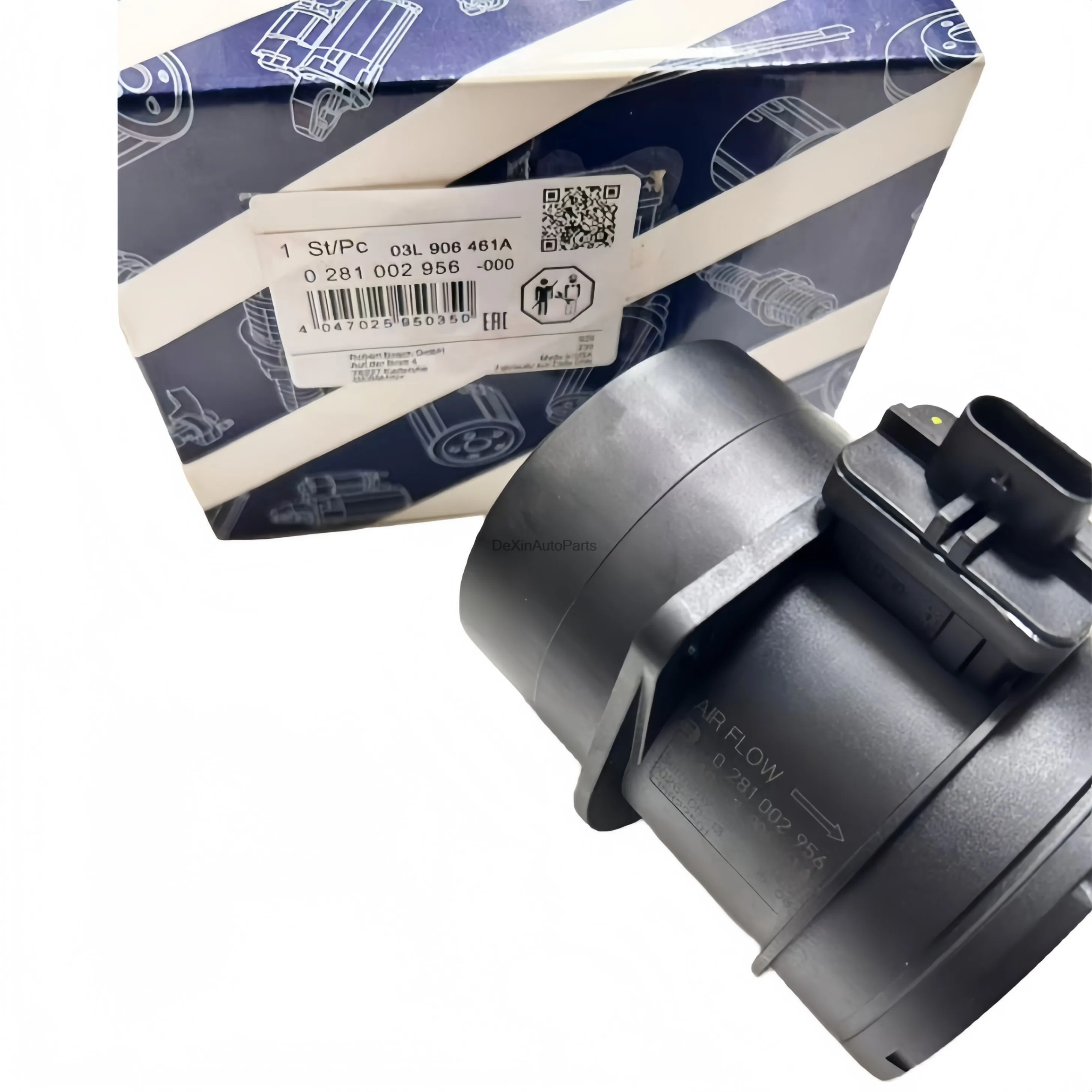 03L906461A 0281002956 Mass Air Flow Sensor Direct Replacement for 1.6L 2.0L Diesel Hatchback Saloon MPV Auto Parts 2008 to 2018