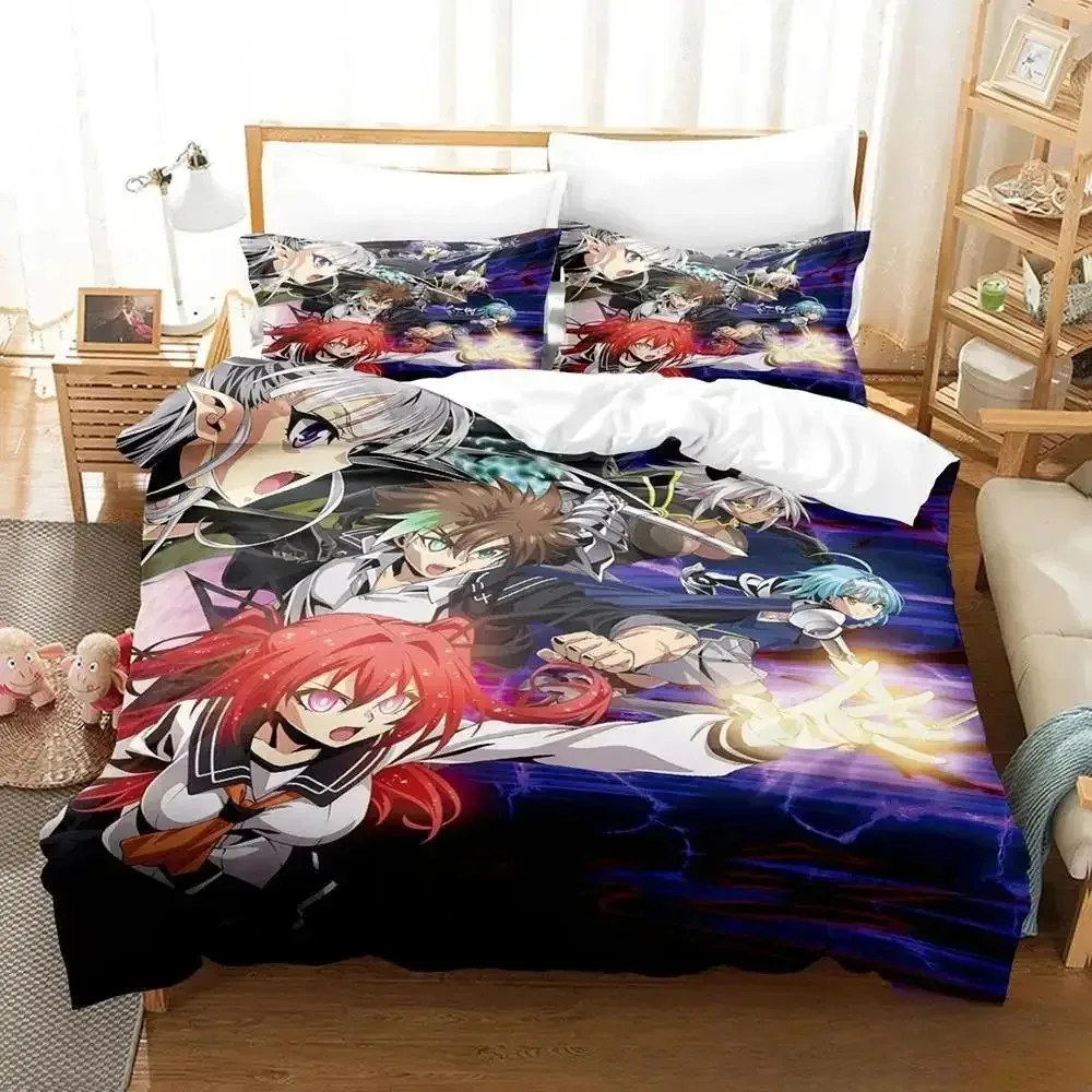 Anime Testament of Sister New Devil Bedding Set,Duvet Cover Bed Set Quilt Cover Pillowcase,King Queen Twin Size Boys Girls Adult