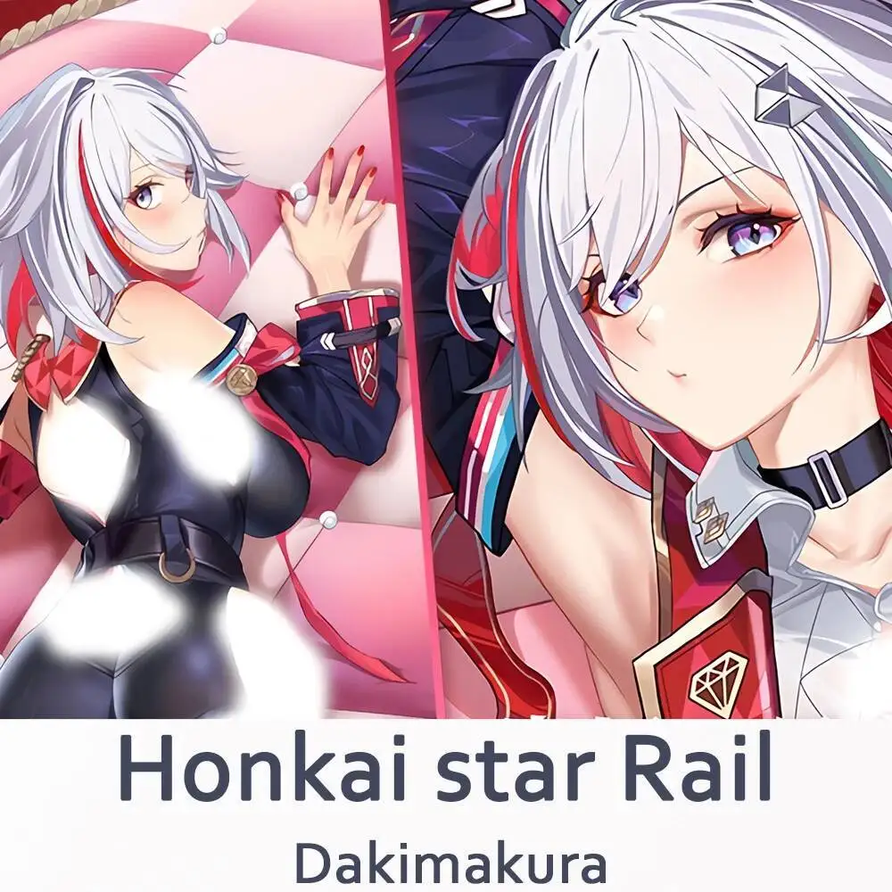 Honkai 스타 레일 토파즈 다키마쿠라 2WAY Hing 바디 케이스 애니메이션 베개 쿠션 커버 크리스마스 선물