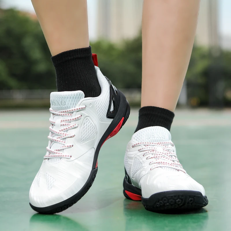 Chaussures de badminton professionnelles pour hommes, respirantes, confortables, chaussures de sport de volley-ball, entraînement non ald, baskets de tennis