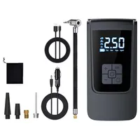 7.4/12V Digital Air Pump 150PSI Car Tire Inflator LED Light Portable Tyre Inflator 6000mAh Electric Inflator Pump for Motorcycle