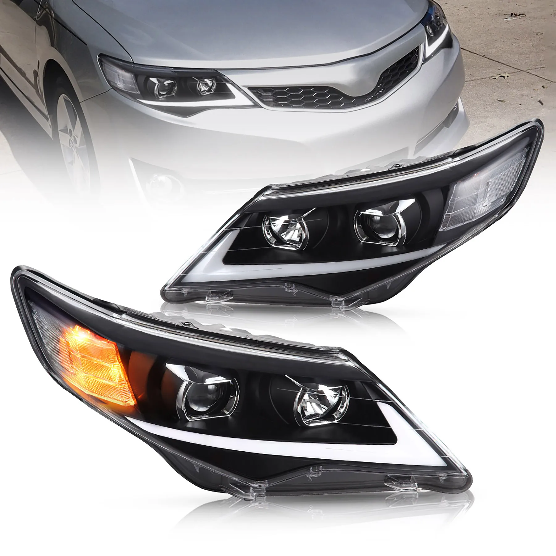 Vland Projector Koplampen Voor  Camry 2012-2014 (Us Type) [Fob]