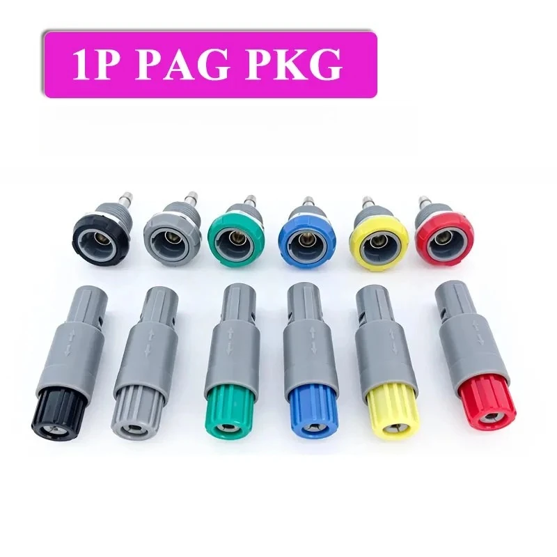 Plastic 1P Air Path PAG Aviation Plug PKG Socket Compatible with REMO Connector Single Core Blood Pressure Head Medical Plugs