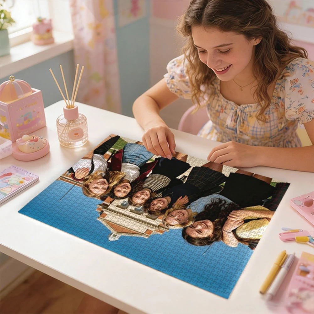 35/300/500/1000pcs Personalized Custom Photo Puzzle Selfie Photo Personalised Gift Idea