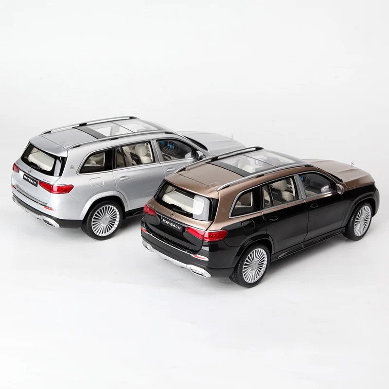 1/18 Scale Benz Maybach GLS 600 Alloy Simulation Full Drive Car Model Collection Toy Gift Souvenir Ornaments Static Display