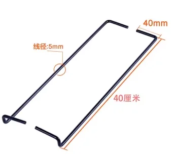 Imagem -05 - Armário de Cozinha para Porta do Armário Amostras por Lote Stock Display Rack Suporte de Medição Cromo 10 Pares por Lote