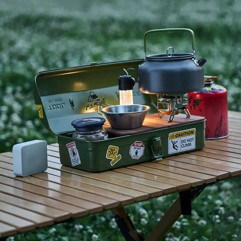 964E حاوية تخزين معدنية محمولة للتنظيم الفعال للعناصر الصغيرة