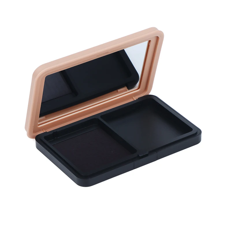 2 Grid Empty Magnetic Cosmetics Palette Eyeshadow Blusher DIY Beauty Makeup Box Glitter Makeup Dispensing Vacia Box