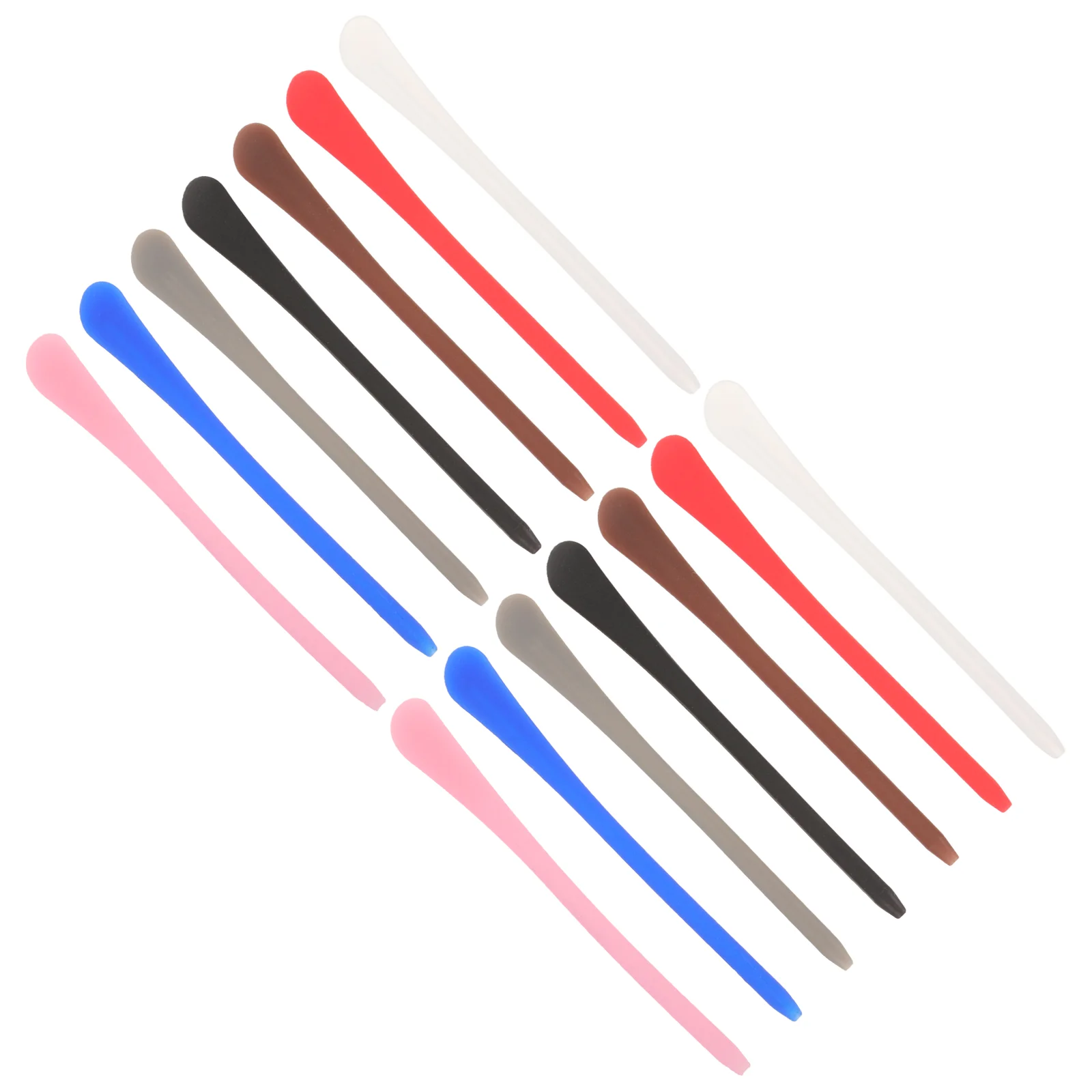 14 Pcs Glasses Temple Tips Eyeglass Arm Covers Ear Cushions Pads Sun Eyeglasses Leg Grips for Eyewear Accessories