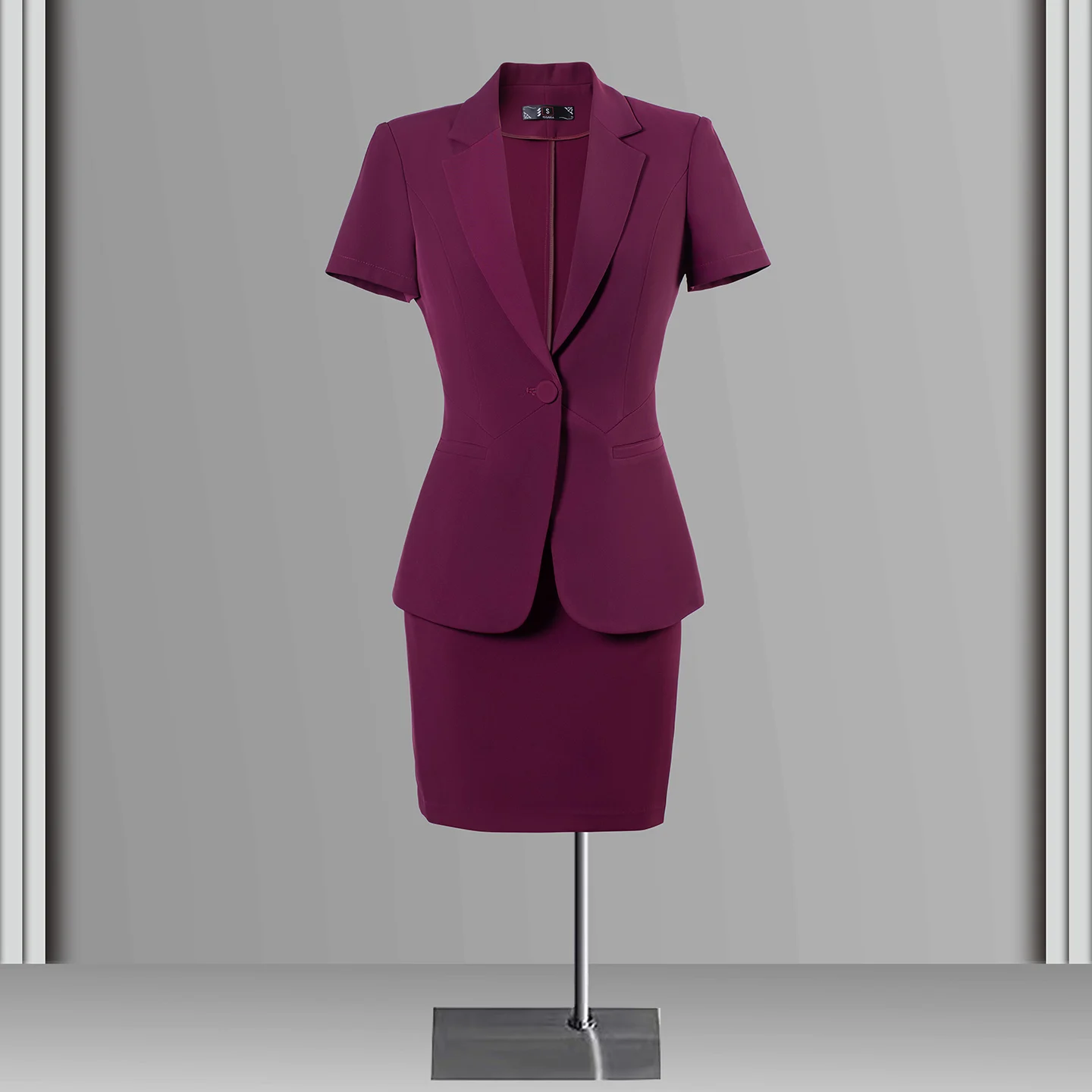 

Stylish professional women's wear, high-quality two-piece skirt + blazer. New style for spring and summer 2026