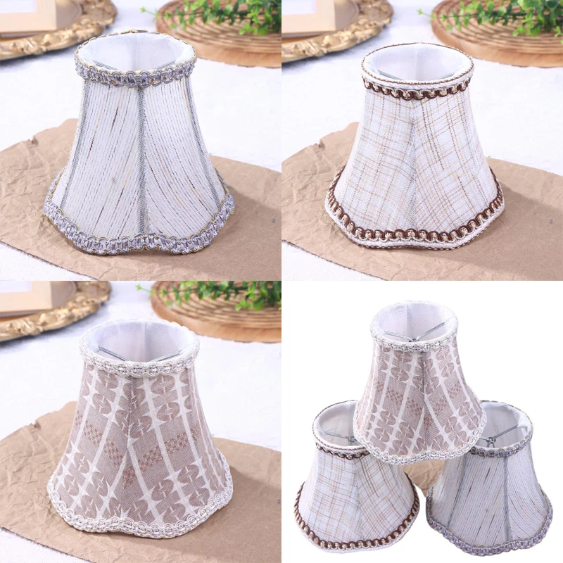 

{MX} Europe Retro Jacquard Fabric Chandelier Lampshade Wall Lamp Cover Cloth Lampshade DIY Home Decor Lighting Accessories