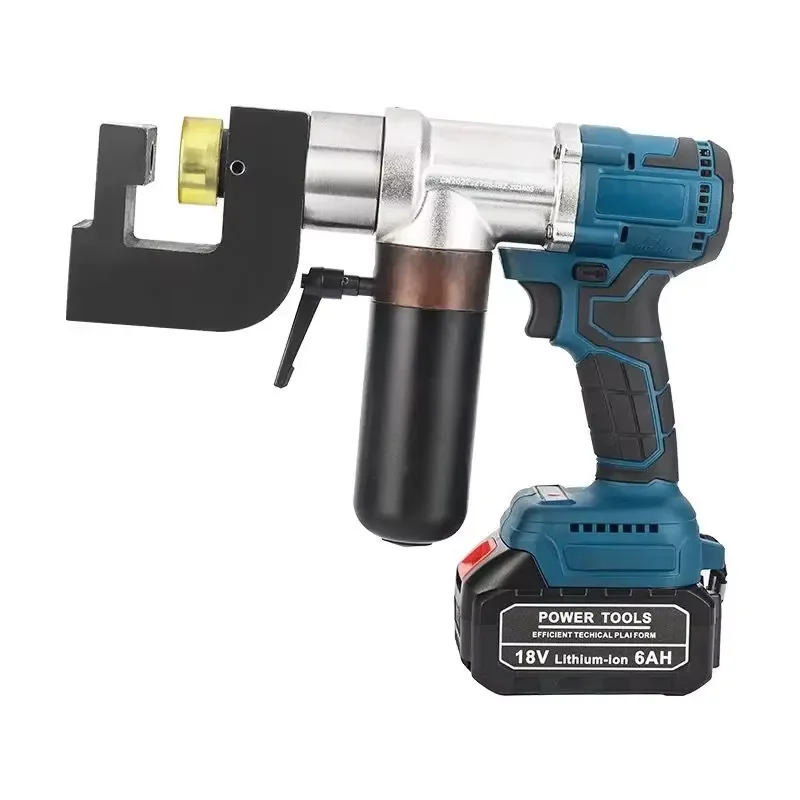 

Фотоэлектрический пробивный станок для кронштейнов, небольшой портативный электрический гидравлический C-образный стальной перфоратор, открывалка для отверстий из стали/желеной пластины