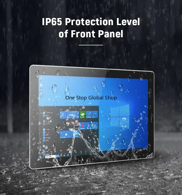 Geshem 18.5 Inch High Performance I3 I5 I7 Fanless Embedded Panel PC Industrial Computer Win10/Linux