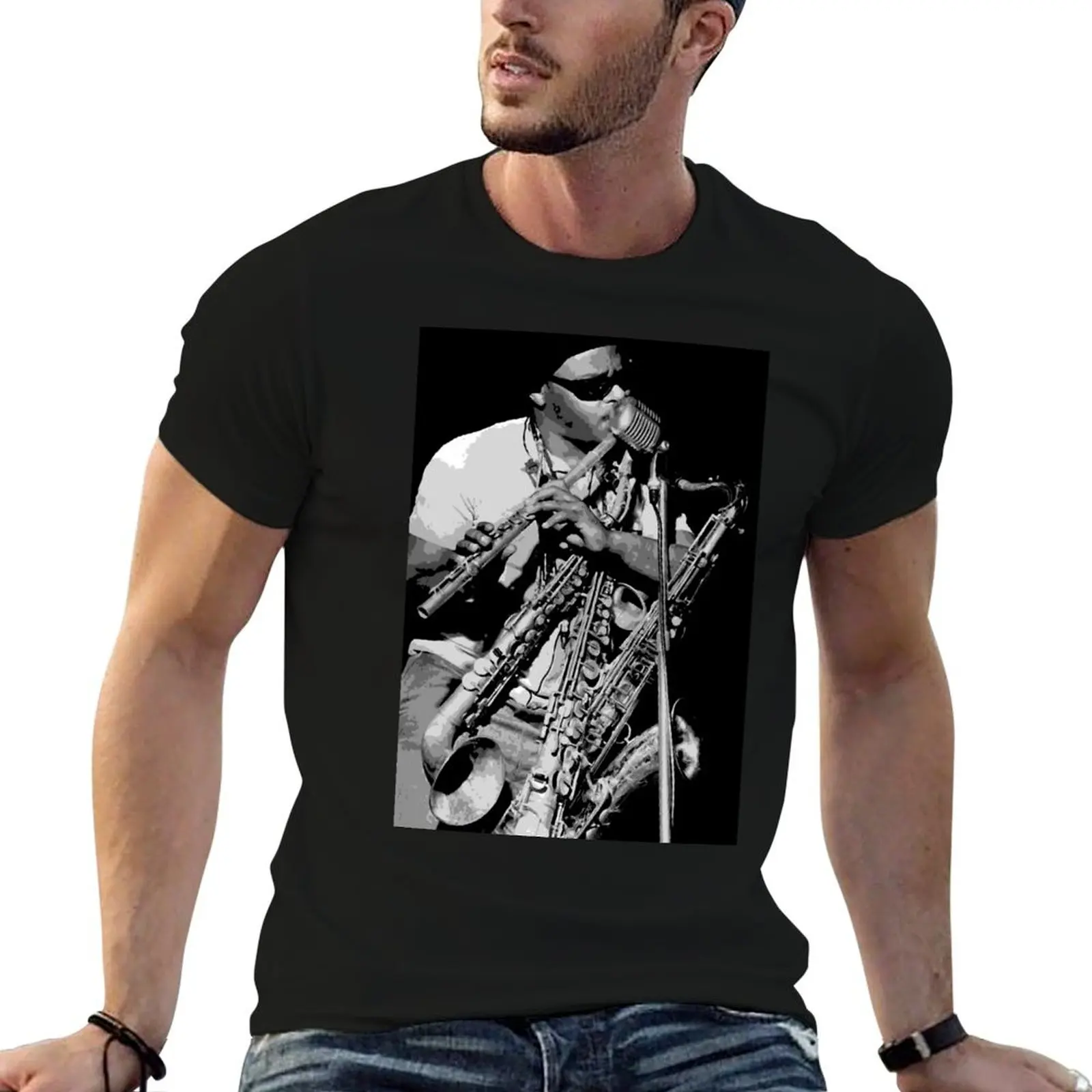 Rahsaan Roland Kirk. Ronald Theodore Kirk. Roland Kirk. an American jazz multi-instrumentalist who played tenor saxophon T-Shirt