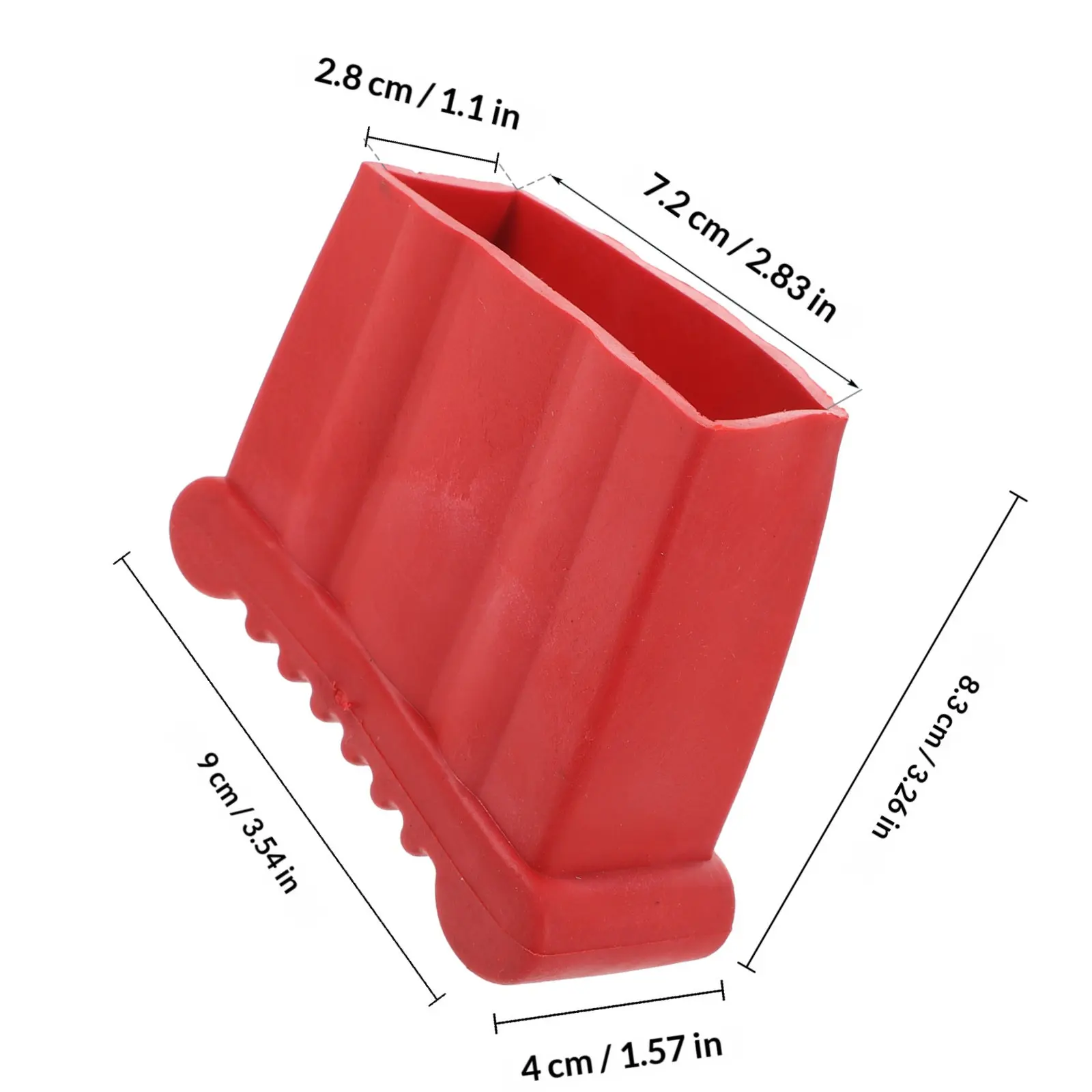 2Pcs Premium Ladder Feet Rubber Cushion Pads Nonslip Telescoping Ladder Feet Mat Stable Ground Contact Easy Install Replacement