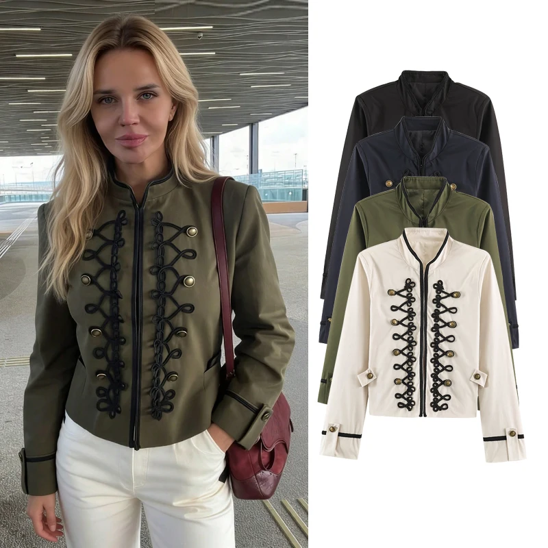 Jackets & Coats Autumn Women's 2026 New Fashion Retro Elegant Slim Women's Blazers Autumn Chic Youth Travel Joker Holiday Jacket