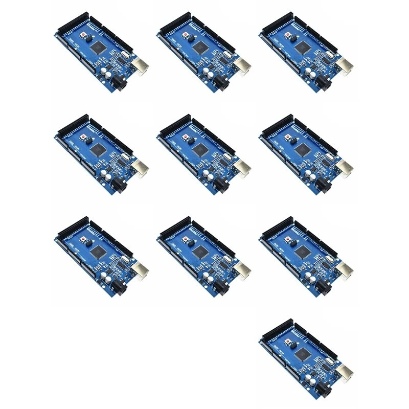 10X MEGA2560 MEGA 2560 Atmega2560-16AU CH340G AVR USB Board Development Board MEGA2560 For Arduino-A31R