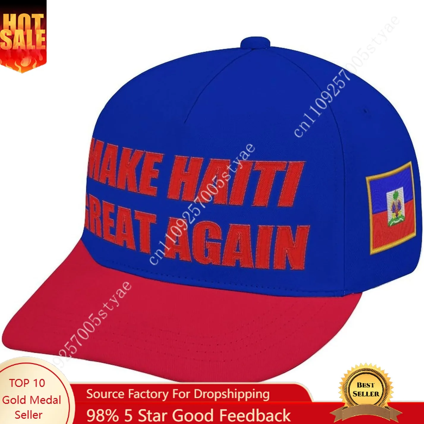 Make Haiti Great Again Hats Mans Woman Embroidery Baseball Cap Adjustable Embroidered Ballcap Patriotic Dad Hat Trucker Caps