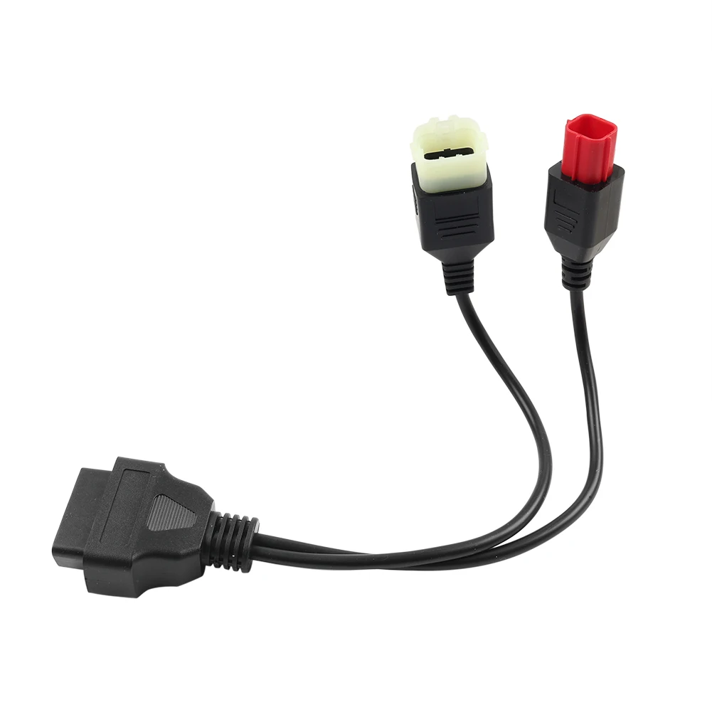 Motorcycle OBD2 Diagnostics Connector Cable Adapter 6pin For HONDA For Kawasaki