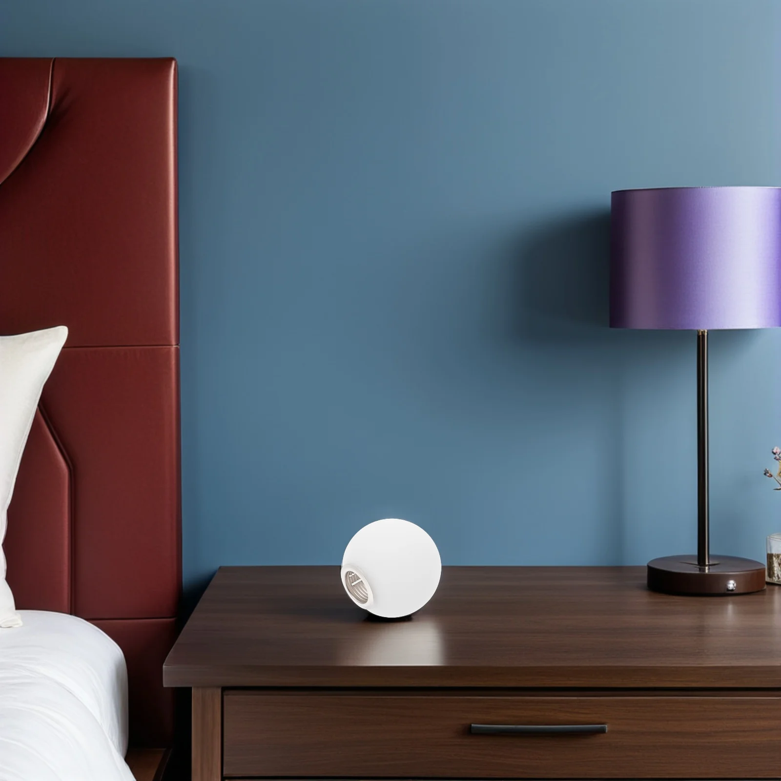 

Milky White Frosted Glass Lampshade G9 Screw Base Round Ball Lamp Shade Pendant Lamp Ceiling Light Fixture Replacement