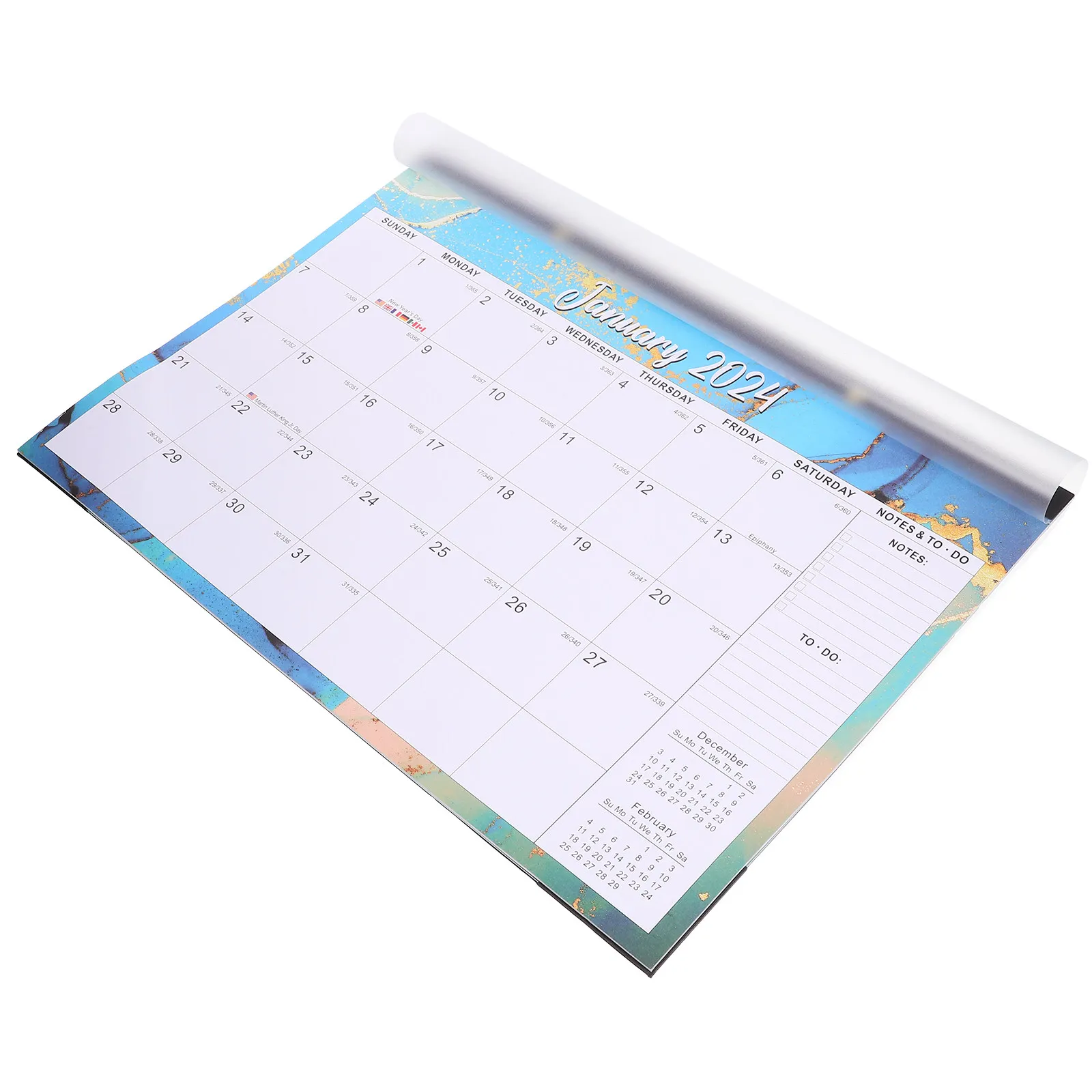 Tear Off Wall Calendar Sturdy Monthly Hanging Noting Clear Printing Thick Pages Household Office Room Daily