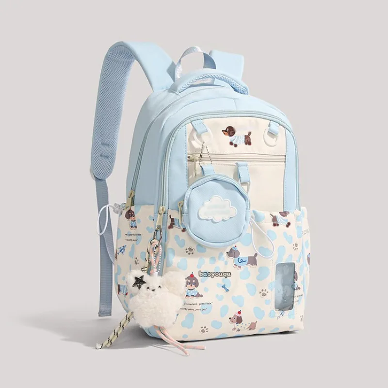Korean Ins Style Teen Girls Backpack New Casual Travel Rucksack Large Capacity School Bag for Junior Senior High School Students