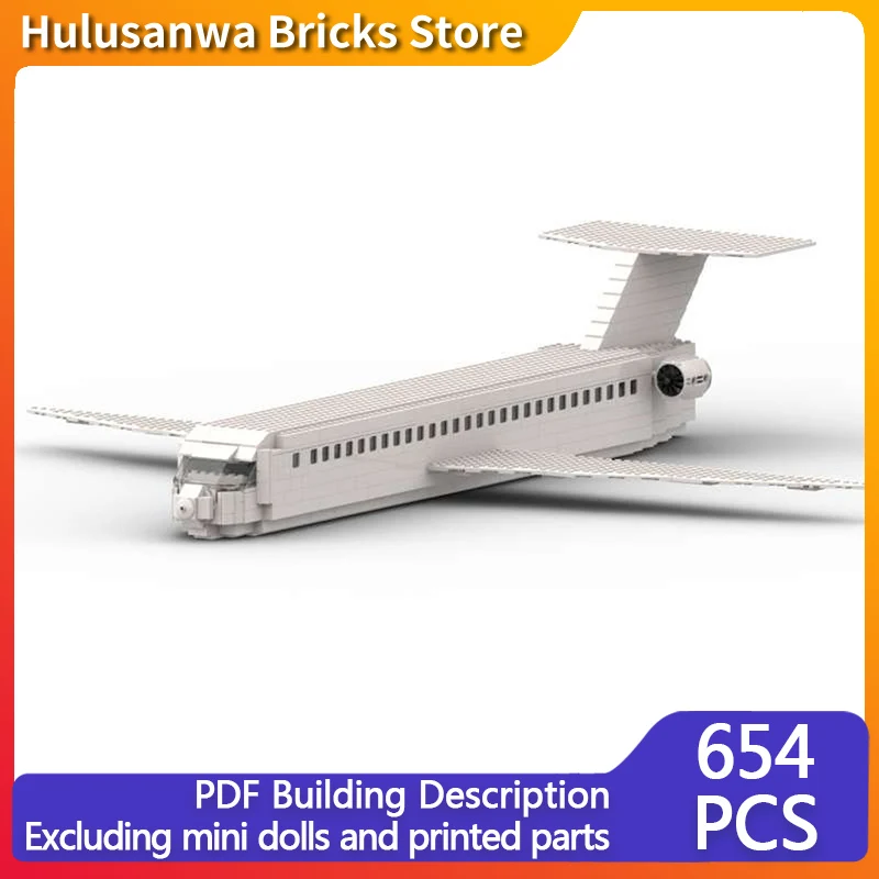 

Модель пассажирского самолета CRJ-900LR, конструктор MOC, военная техника, модульные технологичные подарки, праздничный набор для сборки, детские игрушки