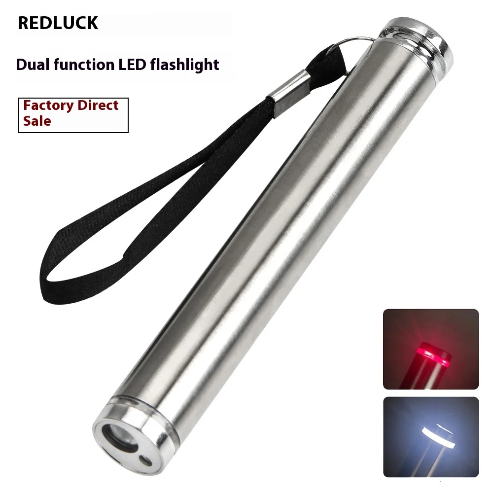 

Портативный лазерный инфракрасный фонарик, светодиодная лампа из нержавеющей стали, УФ-фонарик, ультрафиолетовый мини-свет для проверки мониторинга