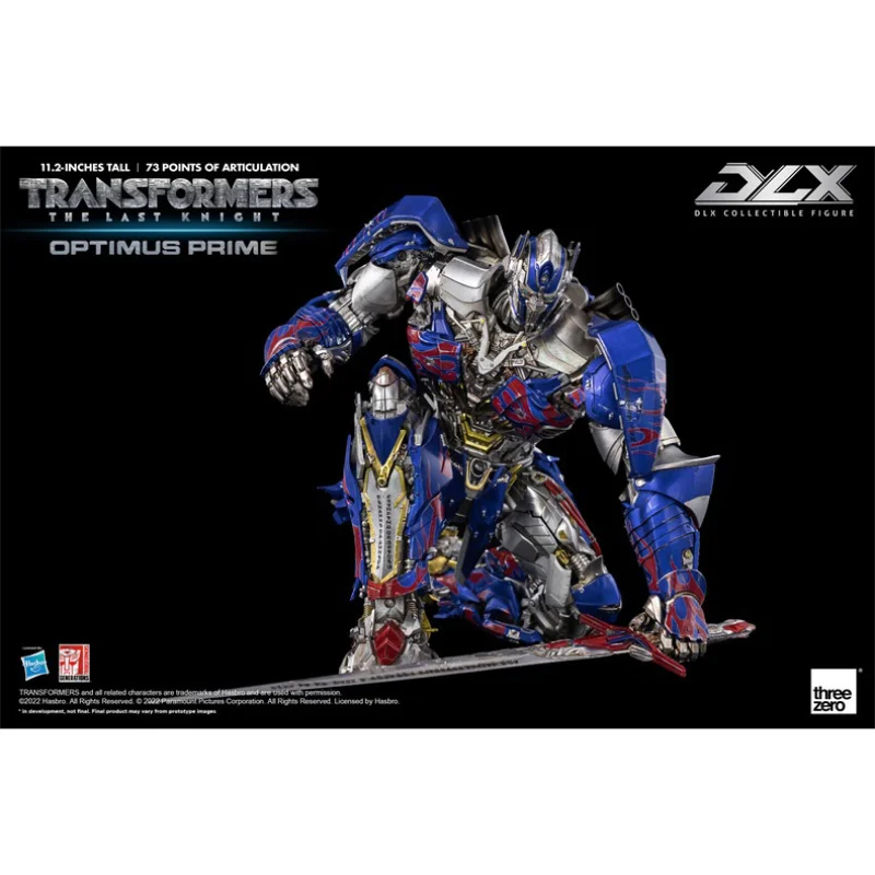 In Stock Original Threezero 3Z0457 DLX OPTIMUS PRIME TRANSFOMERS THE LAST KNIGHT Movie Character Model Art Collection Toy Gift