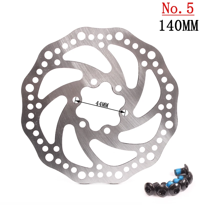 1 Piece 6 Bolts 140/160/180/203MM MTB Road Bike Brake Disc Rotors Hydraulic Mechnical Mountain Disc Brake Rotor