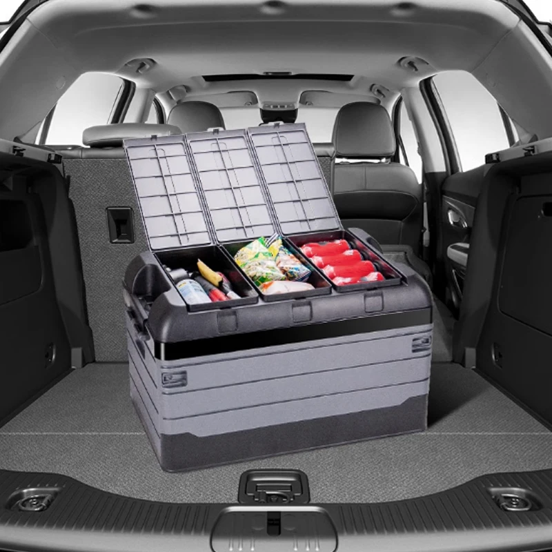 

For Lixiang L7 L8 L9 ONE 2023 2024 Car Trunk Storage Box Rear Tailbox Organizer Outdoor Travel Essential Container