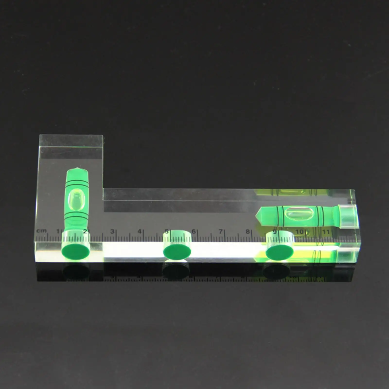 L-Shaped Bubble Level Ruler para projetos de molduras e carpintaria