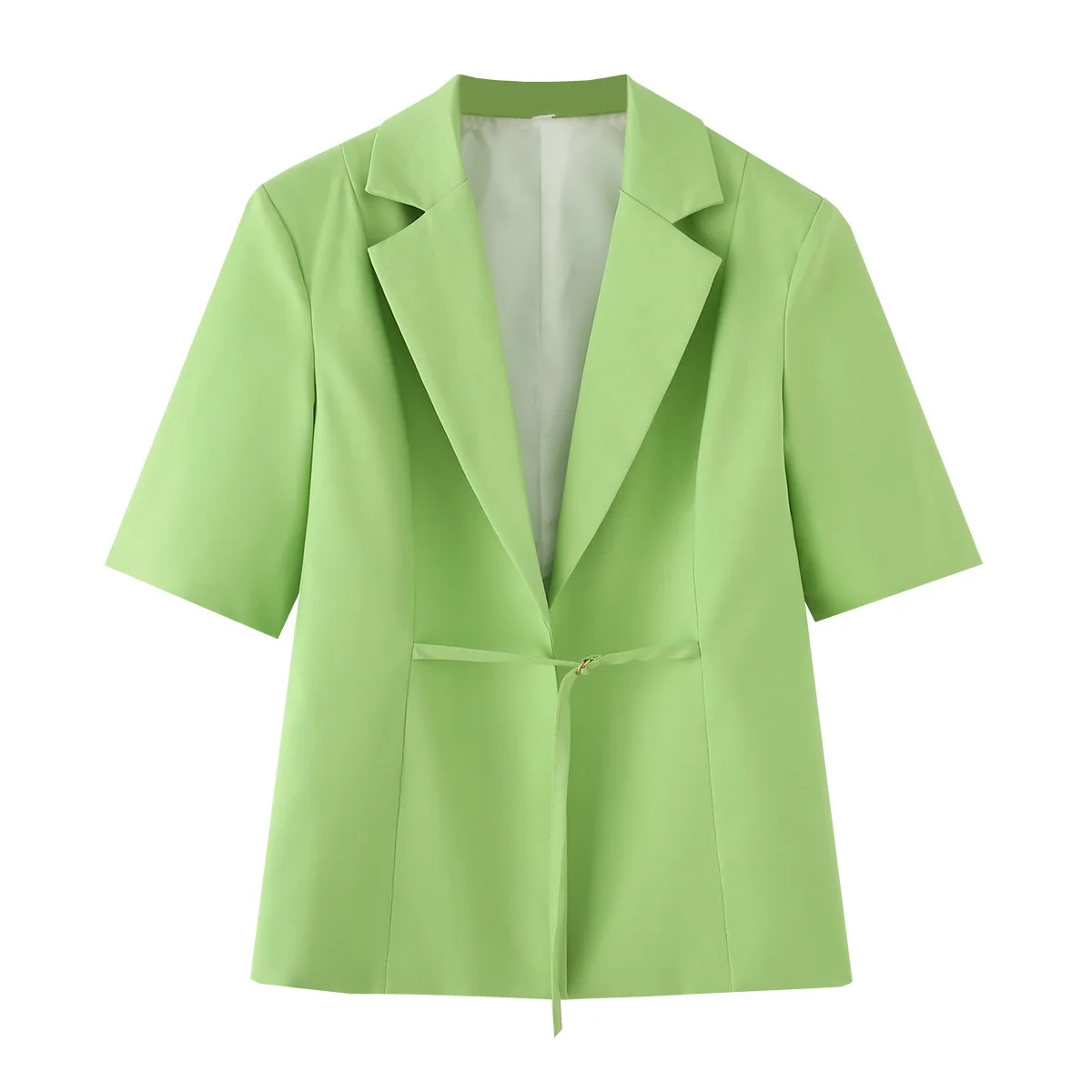 

Women's Lapel Belt Design Suit Jacket Popular European And American Style by Export Fashion