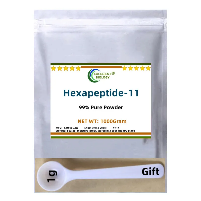 50-1000g Hot Selling Cosmetic Raw, Hexapeptide-11 Powder, Skin Whitening, High Quality