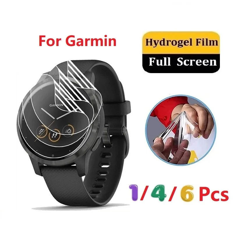 Protective Screen Protector For Garmin Forerunner 955 945 935 975 745 735 XT 245 M 45 55 Hydrogel Film Not Glass Soft Tpu Film