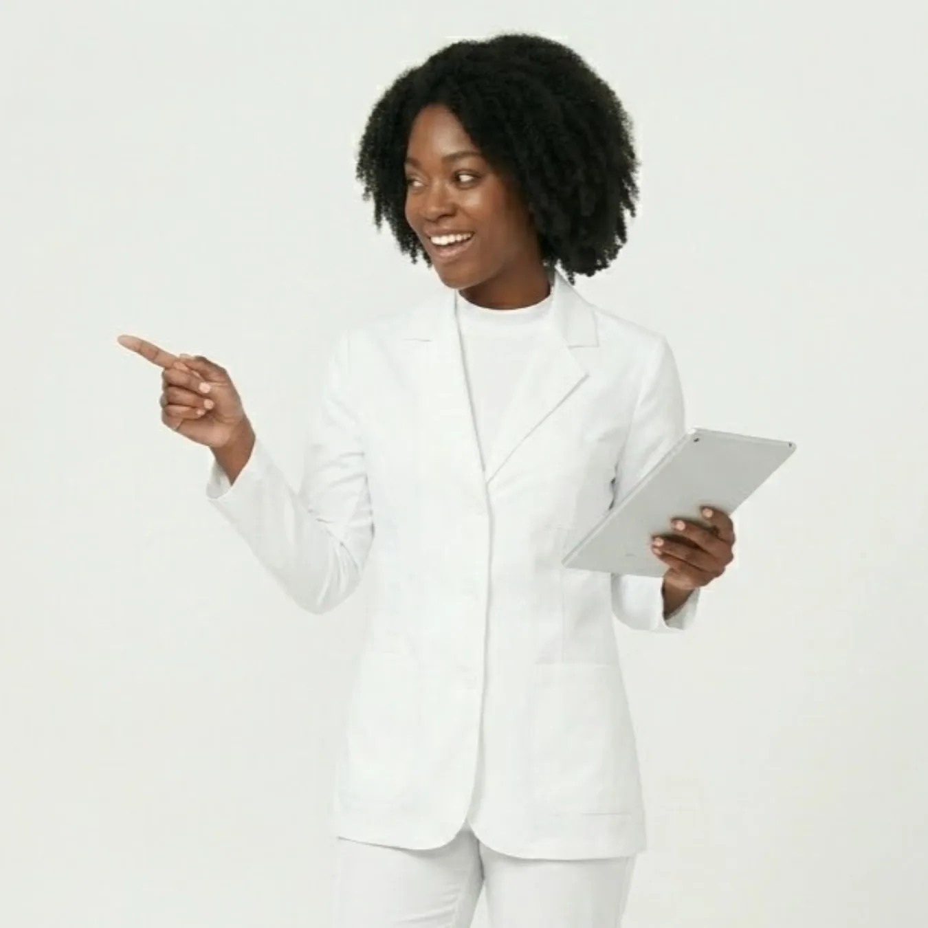 Costume Accessory White Lab Coat Jacket Unisex Doctor Consultant Student Class Role Play Outfit
