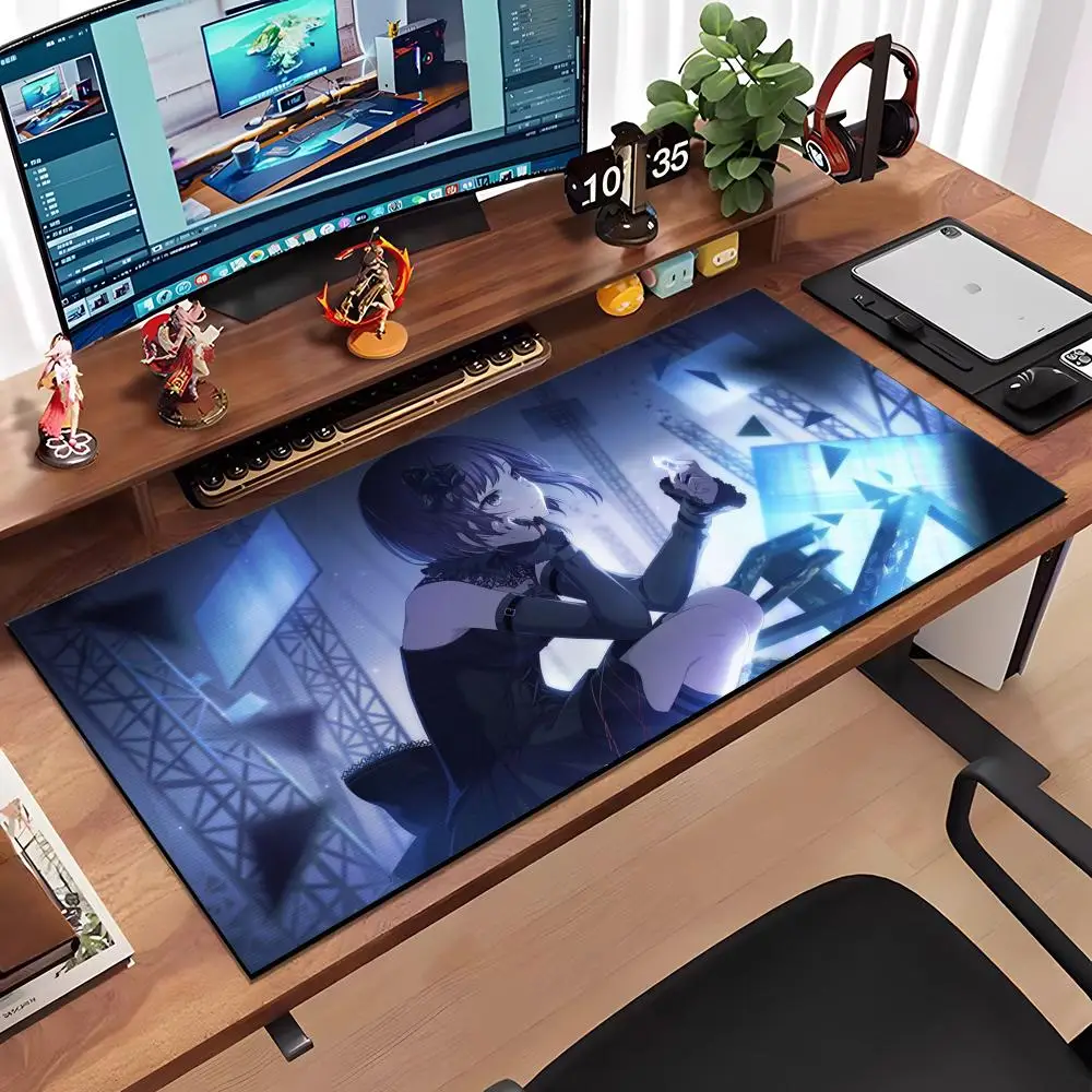 لوحة ماوس F-Final F-Fantasy كبيرة مضادة للانزلاق من المطاط للألعاب لوحة مكتب متينة بحافة سميكة مناسبة للمكتب والألعاب #5