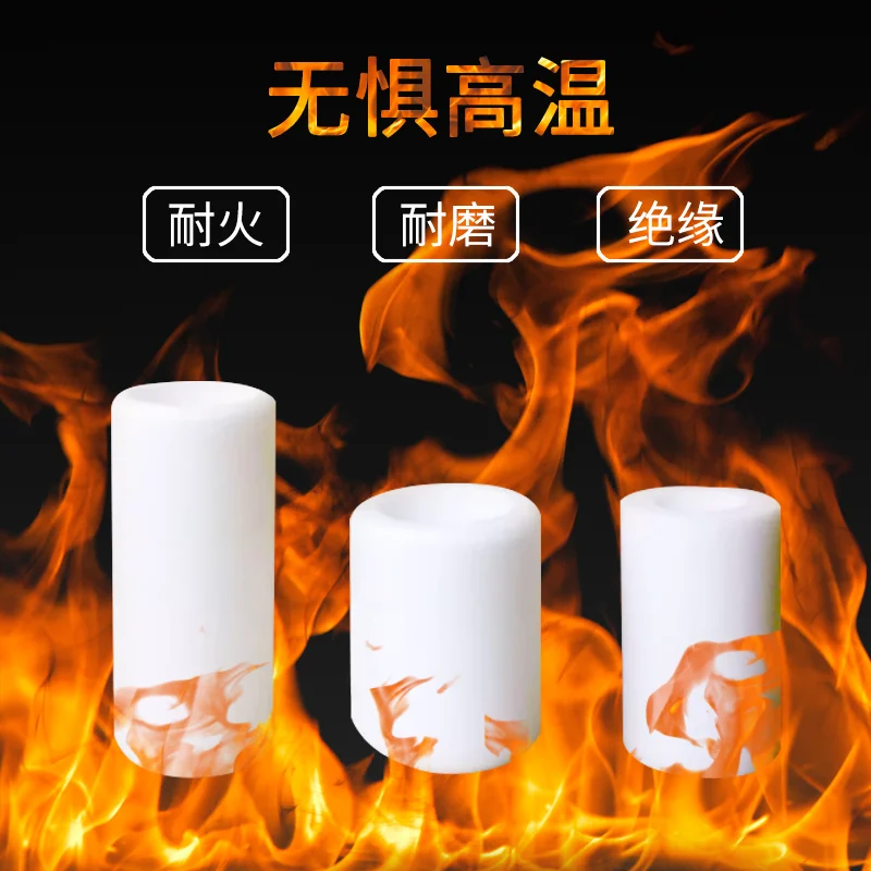 

95 Alumina Ceramic Tube Single Hole Small Section Hollow Insulation Ceramic Sleeve for DIY