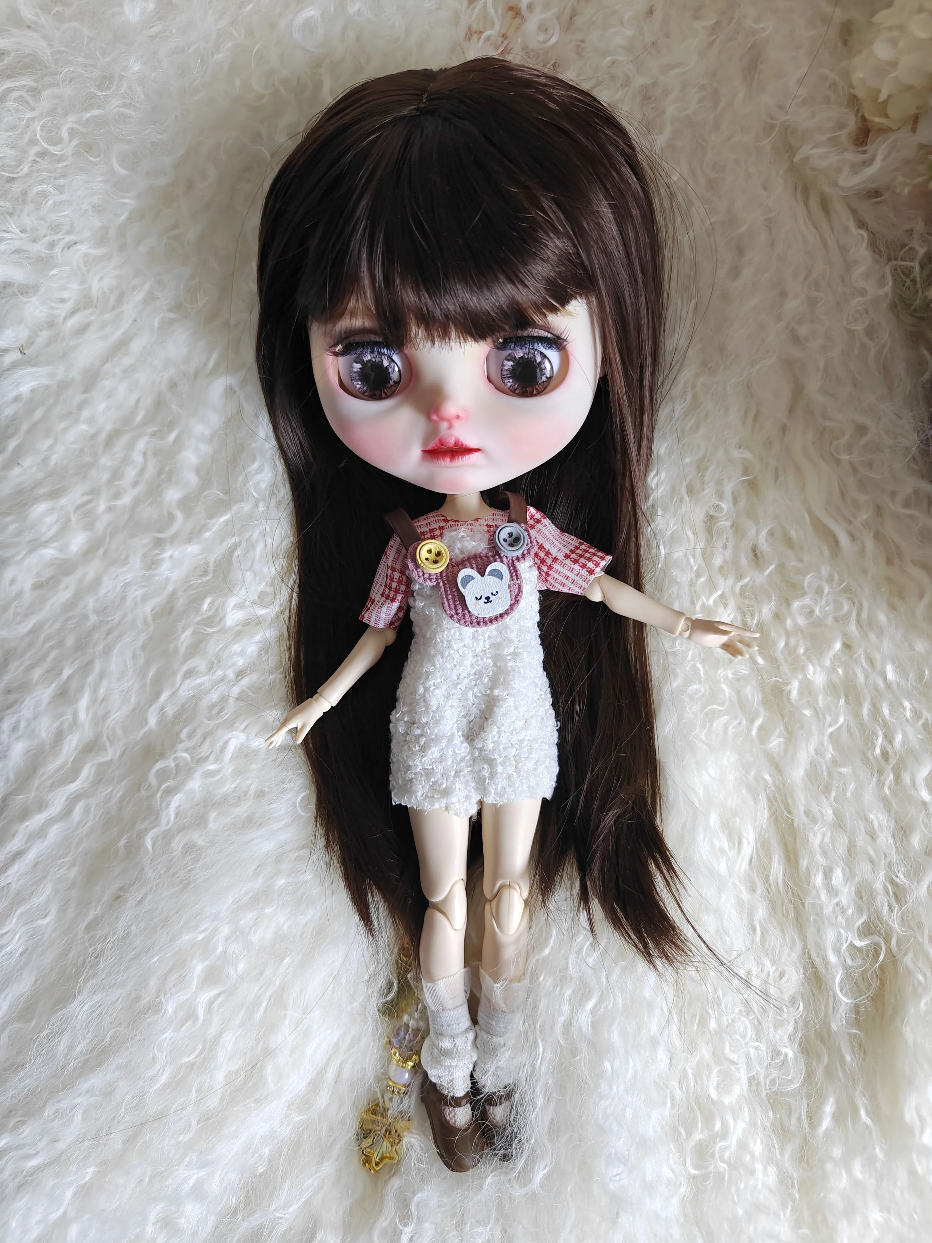 blythe doll clothes kawaii Plush  Fashion Doll  Clothes Accessories  dress spring skirt 28-30cm OB22 OB24 AZONE Blyth doll