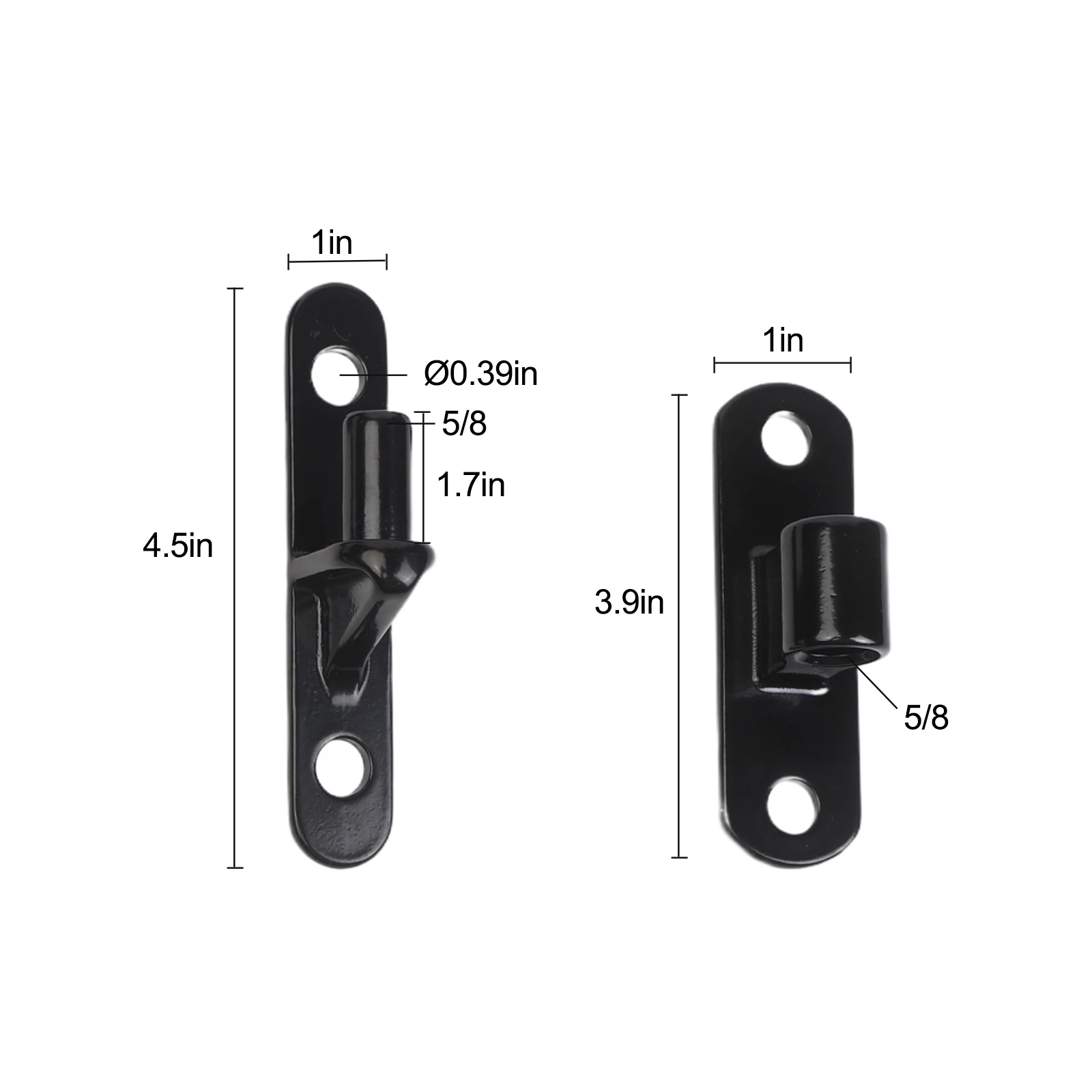 3.9'' L X 1'' W Wall Mount Gate Hinge Heavy Duty Gate Hinge Tool Enhanced Versatility Long-Lasting Performance