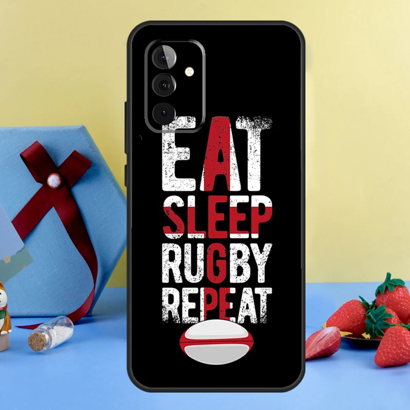 Rugby Ball Case For Samsung Galaxy A14 A54 A34 A12 A22 A32 A52 S A51 A71 A13 A23 A33 A53 A15 A25 Cover