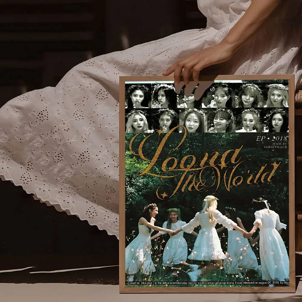 Kpop Group Loona Poster Good Quality Prints And Posters Vintage Room Bar Cafe Decor Home Decor