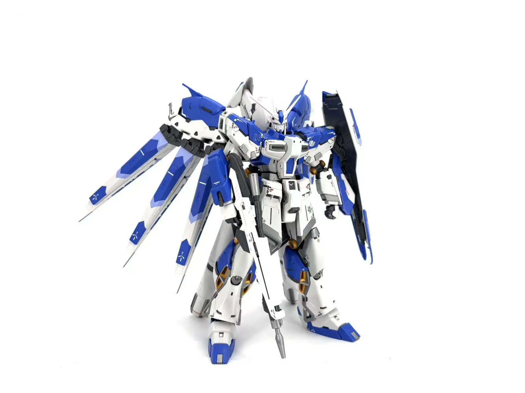 Rg Enlarged Hi Nu Hn 1/100 Plastic Assembly Mecha Model Kit Action Figure Collectible Toy Desktop Ornament Holiday Gifts For Fan