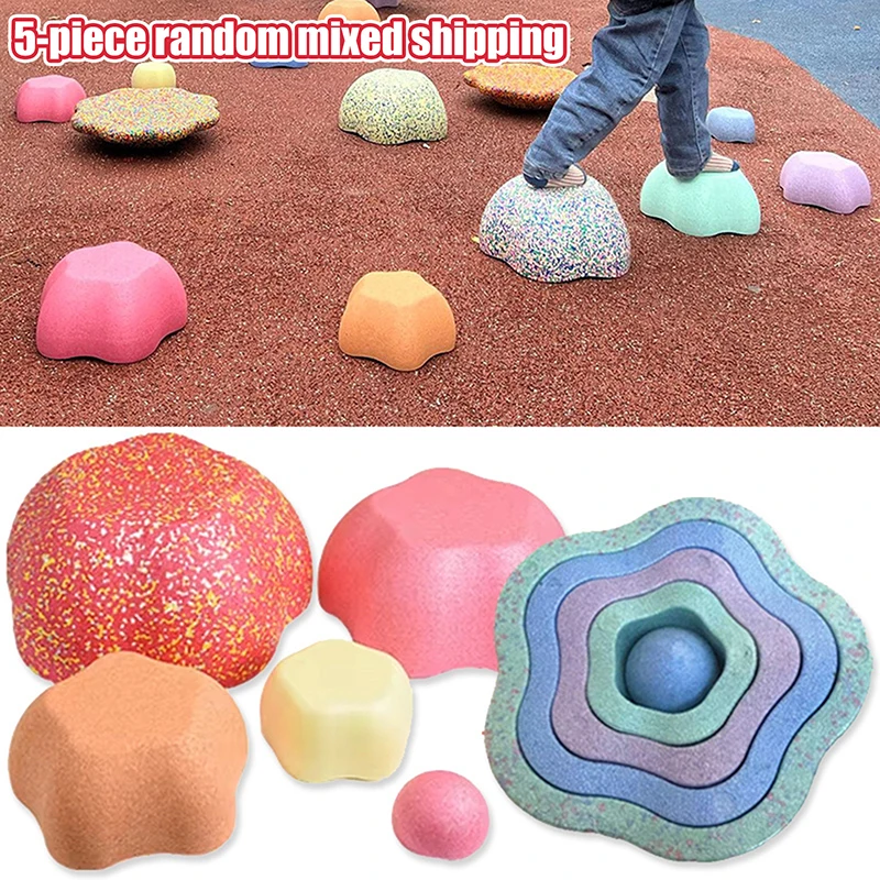 5 szt. Dotykowa integracja sensoryczna Szkolenie Sprzęt sensoryczny Równowaga piankowa Stepping Stone Dziecięce zabawki sportowe Gry na świeżym powietrzu