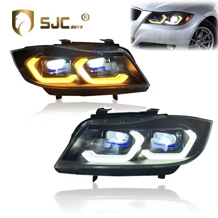 

SJC Accessories Headlights Suitable for 3 Series E90 Headlight 05-12 Assembly daytime running LED Headlights Turn signal Light